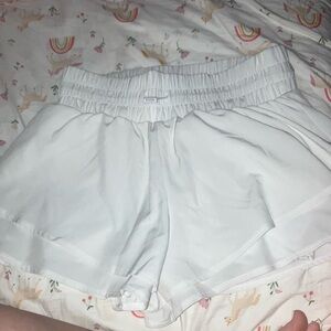 White Athletic Shorts